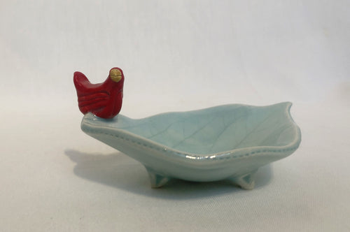 Small Trinket Dish w/ Bird